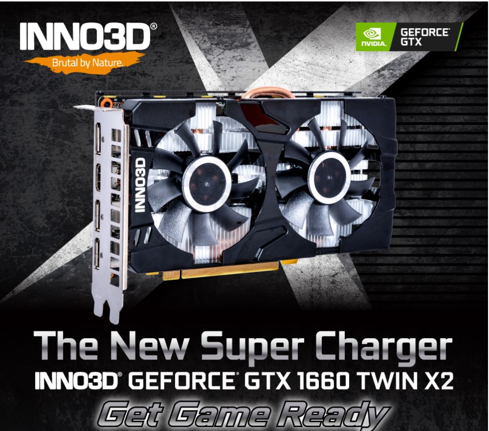 Card màn hình INNO3D GeForce GTX 1660 TWIN X2 